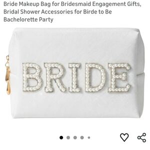 Bride Pearl Makeup Bag